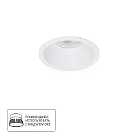 Точечный встраиваемый светильник Arte Lamp DASH A2864PL-1WH