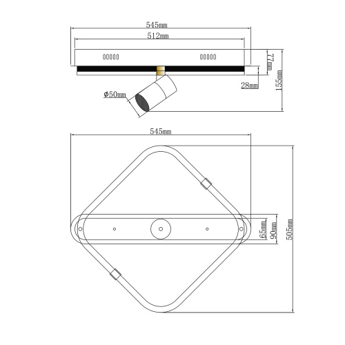 Потолочный светильник Escada 10280/1 LED*31+3W Chrome фото 5 Потолочный светильник Escada 10280/1 LED*31+3W Chrome фото 5