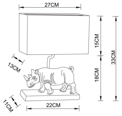Настольная лампа Arte Lamp Clark A4376LT-1BS фото 2 Настольная лампа Arte Lamp Clark A4376LT-1BS фото 2
