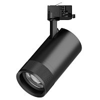 C4407QT Светильник CANNO PRO д/треков QUATTRO LED 40W 2800LM 20-55G ЧЕРНЫЙ 2700-4200-6000K IP20 с адаптером (304407 + 594007)