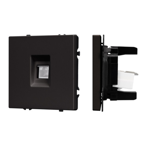 Механизм компьютерной розетки SCT-NOBE-MPC1-SFPL-BK (RJ-45, CAT6) Arlight 054305 Механизм компьютерной розетки SCT-NOBE-MPC1-SFPL-BK (RJ-45, CAT6) Arlight 054305