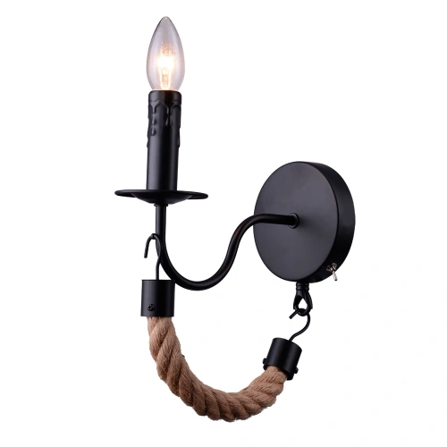 Бра Arte Lamp MARSIGLIA A8956AP-1BK Бра Arte Lamp MARSIGLIA A8956AP-1BK