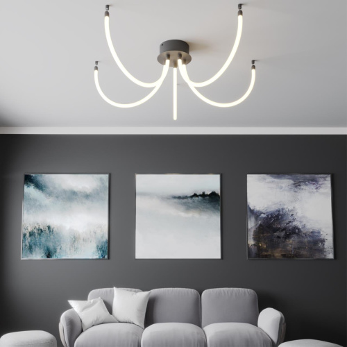 359327 KONST NT24 082 черный Светильник светодиодный IP20 LED 4000K 14W 170-265V 1360Лм RAMO фото 2 359327 KONST NT24 082 черный Светильник светодиодный IP20 LED 4000K 14W 170-265V 1360Лм RAMO фото 2