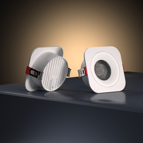 Светильник встраиваемый с антибликовой решеткой Tetro 10W 3000K белый IP44 15276/LED фото 3 Светильник встраиваемый с антибликовой решеткой Tetro 10W 3000K белый IP44 15276/LED фото 3