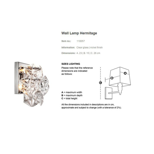 Настенный светильник 110057 фото 4