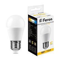 Лампа светодиодная Feron LB-750 Шарик E27 11W 175-265V 2700K