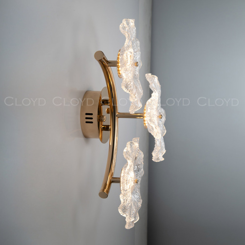 Бра Cloyd SHAMBALA-B W3 / выс. 45 см - золото (арт.20395) фото 3 Бра Cloyd SHAMBALA-B W3 / выс. 45 см - золото (арт.20395) фото 3