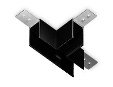 Коннектор Т-образный для накладного шинопровода Magnetic 25 220В черный