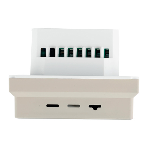 Терморегулятор Wi-Fi (механизм), STEKKER, 250В, 3500Вт, серия Эмили, RSW00-5119-08, кашемир, soft touch фото 5
