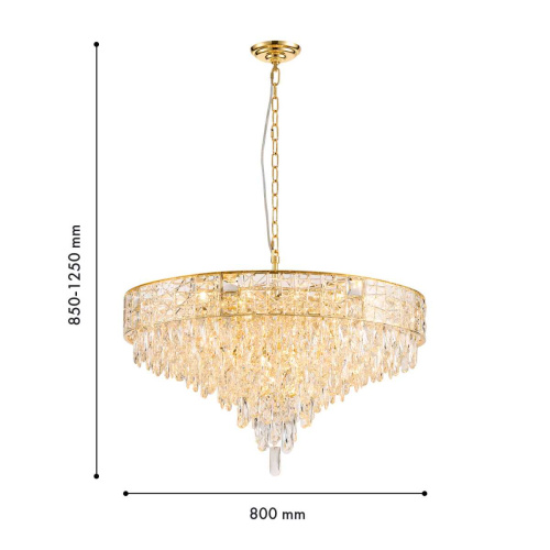 Подвесная люстра Favourite Elysium 4720-18P фото 3