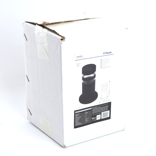 Светильник садово-парковый Feron DH0810, столб,  E27 230V, черный фото 5