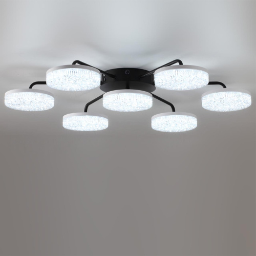 8236/7CL LEDIO LN25 000 черный, металл/акрил Люстра потолочная с ПДУ LED 90W 3000-6000К 220V DIDANA фото 10 8236/7CL LEDIO LN25 000 черный, металл/акрил Люстра потолочная с ПДУ LED 90W 3000-6000К 220V DIDANA фото 10