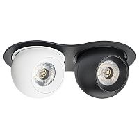 i6276272 Светильник INTERO LED 9W*2 850LM*2 24G ЧЕРНЫЙ/БЕЛЫЙ 3000K (217627+217062+217072)