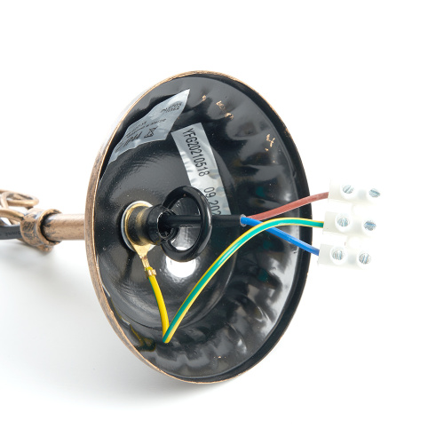 Светильник садово-парковый Feron PL3705  круглый на цепочке 60W 230V E27, черное золото фото 3