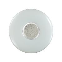 2074/DL PALE SN 000 Светильник пластик/белый/хром/прозрачный LED 48Вт 3000-6300K D410 IP43 пульт ДУ LAZANA