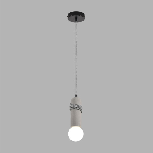 8365/1A ECO LN26 330 черный/серый, металл/бетон Подвес E27 LED 10W 220V TESLA фото 4 8365/1A ECO LN26 330 черный/серый, металл/бетон Подвес E27 LED 10W 220V TESLA фото 4