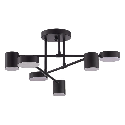 SLE201042-06 Светильник потолочный Черный/Черный LED 6*7W 4000K NOBEL фото 18