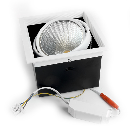 Светодиодный светильник Feron AL211 карданный 1x30W 4000K 35 градусов ,белый фото 4