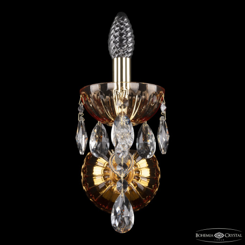Бра хрустальные 5413B/1/165 G Amber/M-1H Bohemia Ivele Crystal (Богемия Ивеле Кристалл) фото 4 Бра хрустальные 5413B/1/165 G Amber/M-1H Bohemia Ivele Crystal (Богемия Ивеле Кристалл) фото 4