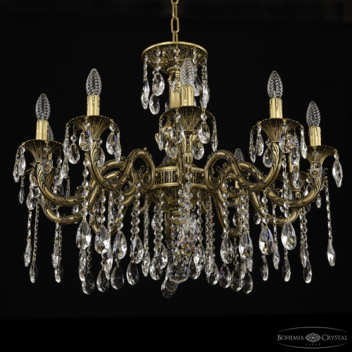 Люстра с хрустальными подвесками AL79101/10/250 A AGB Bohemia Ivele Crystal (Богемия Ивеле Кристалл) фото 2 Люстра с хрустальными подвесками AL79101/10/250 A AGB Bohemia Ivele Crystal (Богемия Ивеле Кристалл) фото 2