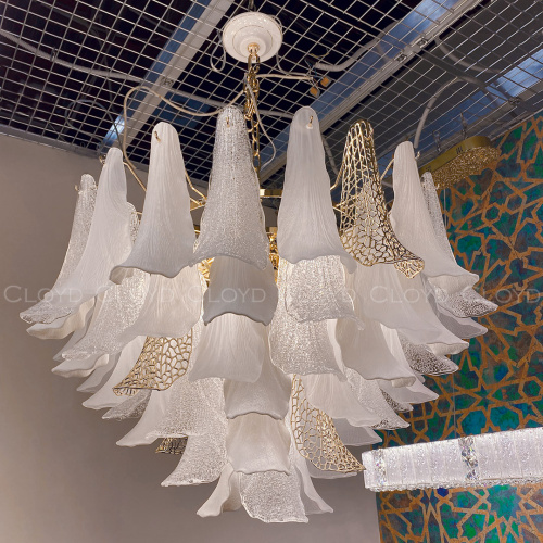 Люстра Cloyd WASABI C16 / Ø84 см - керамика - золото (арт.11327) фото 4