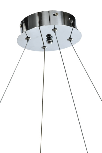 Подвесной светильник потолочный хром LED 40Вт D80см Zortes MOON ZRS.1211.80 фото 4 Подвесной светильник потолочный хром LED 40Вт D80см Zortes MOON ZRS.1211.80 фото 4