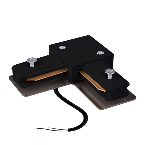 Соединитель электрический коннектор угловой с вводом питания для однофазного шинопровода 85012/00 фото 4