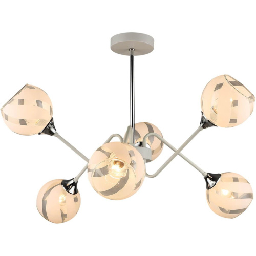 Потолочная люстра Reluce 04897-0.3-06 WT+CH Потолочная люстра Reluce 04897-0.3-06 WT+CH