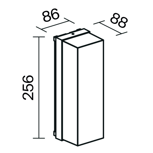 Уличный настенный светильник Outdoor O450WL-01GF фото 3