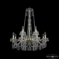 Люстра хрустальная 1409/8+4/240/h-77 G