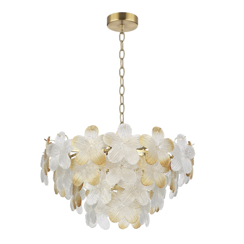 SL6240.203.12 Светильник подвесной ST-Luce золотистый/Прозрачный, янтарный E14 12*60W TENDER фото 6