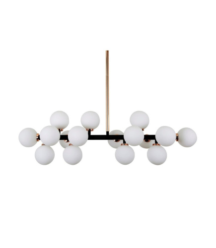 Подвесной светильник Lumina Deco Marsiada LDP 6033-16 BK+GD фото 2