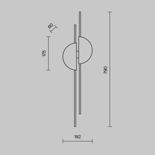 Настенный светильник (бра) Maytoni MOD179WL-L22W4K1 фото 3