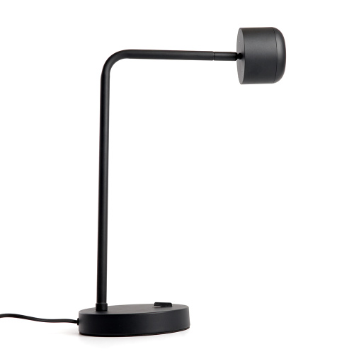 Светильник под лампу настольный Feron DE365 ECHO 12W, 230V, GX53, черный, с  антибликовой сеточкой фото 6