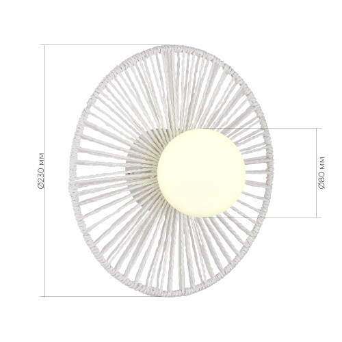 SLE6022-501-01 Светильник настенный белый/белый G9 LED 1*5W LOOM фото 5 SLE6022-501-01 Светильник настенный белый/белый G9 LED 1*5W LOOM фото 5