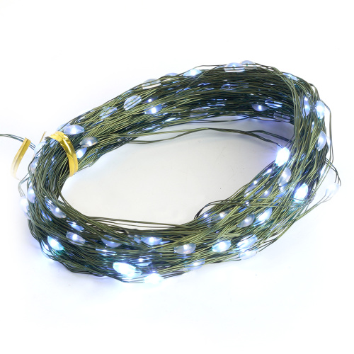 Светодиодная гирлянда Feron CL583 линейная Роса (на проволоке) 5000К c питанием от сети 220V 20м + сетевой шнур 1,5м фото 4