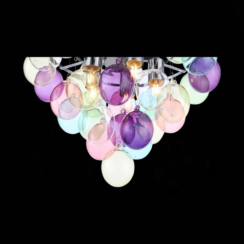 SL432.153.05 Светильник подвесной ST-Luce Хром/Разноцветный E27 5*60W SOSPIRO фото 8