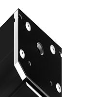 Комплект заглушек для профиля в натяжной потолок Magnetic 20 48В черный 2 шт