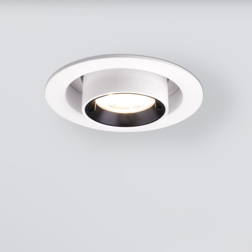 Встраиваемый точечный светодиодный светильник 9917 LED 10W 4200K белый матовый фото 2 Встраиваемый точечный светодиодный светильник 9917 LED 10W 4200K белый матовый фото 2
