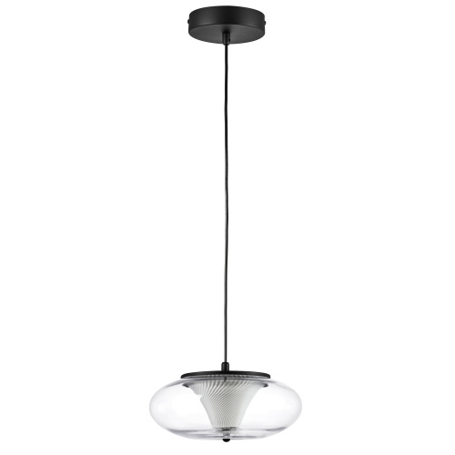 612117 Подвес PALERMO 8W LED 350LM G ЧЕРНЫЙ/ПРОЗРАЧНЫЙ 3000K 612117 Подвес PALERMO 8W LED 350LM G ЧЕРНЫЙ/ПРОЗРАЧНЫЙ 3000K
