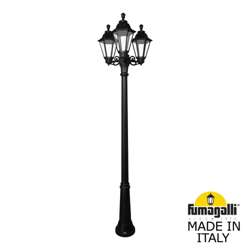 Fumagalli Садово-парковый фонарь FUMAGALLI RICU BISSO/RUT 3L E26.157.S30.AXE27 Fumagalli Садово-парковый фонарь FUMAGALLI RICU BISSO/RUT 3L E26.157.S30.AXE27