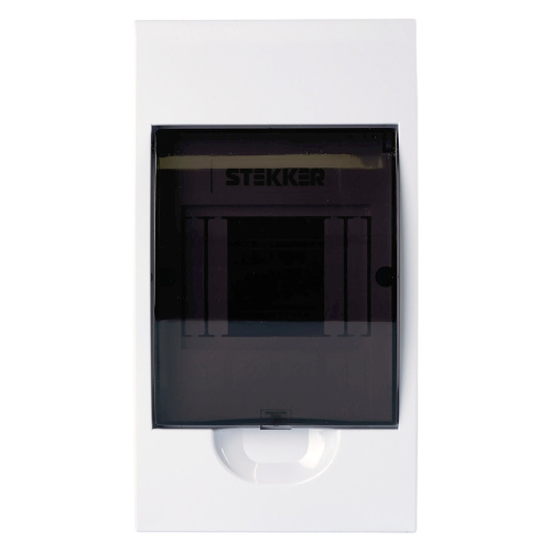 Бокс встраиваемый STEKKER EBX50-5/04-50 4 модуля, пластик, серия ArcaLight фото 3