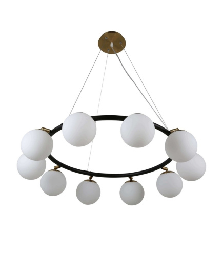 Подвесная люстра Lumina Deco Modica LDP 6032-10 BK+MD фото 2