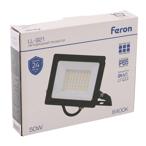 Светодиодный прожектор Feron LL-921 IP65 50W 6400K фото 9
