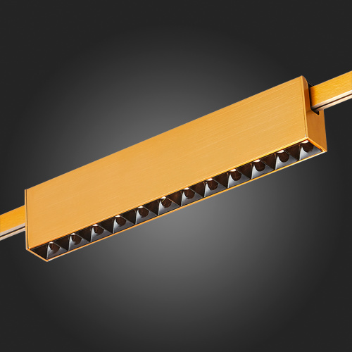 ST816.206.12 Магнитный трековый светильник FARM Золотистый LED 1*12W 3000K 706Lm Ra90 40 IP20 L232xW FARM фото 5