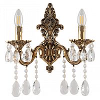 Бра с хрустальными подвесками AL7801B14/2/175 A GB Bohemia Ivele Crystal (Богемия Ивеле Кристалл)