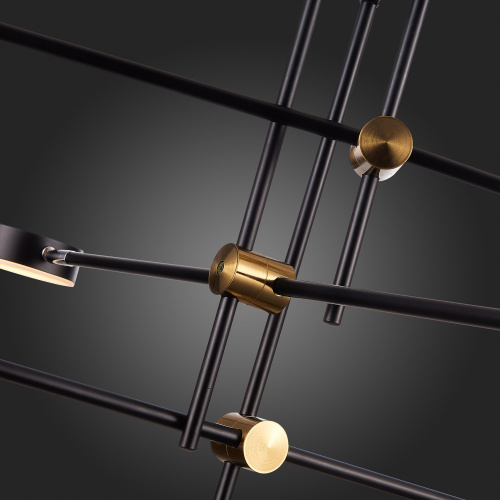 SL1604.432.06 Светильник потолочный ST-Luce Черный, Латунь/Черный LED 6*5W 3000K RODRIGO фото 8