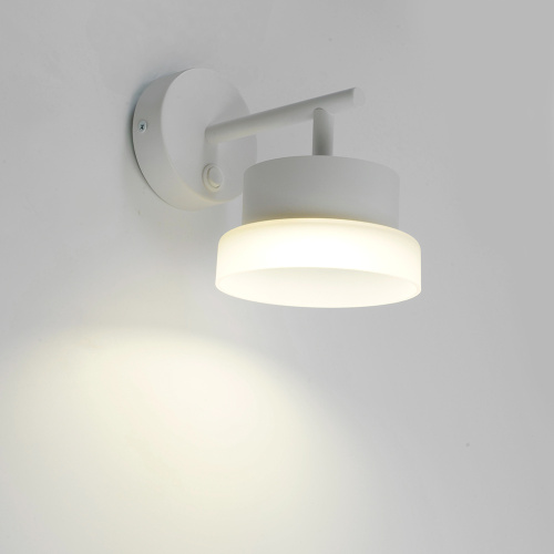 Светильник настенный Feron HL4600  OPAL 12W, 230V, GX53, белый фото 2