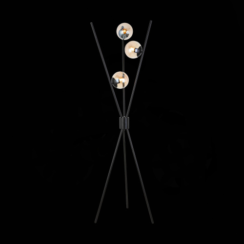 SL549.505.03 Торшер ST-Luce Черный/Коньячный E27 3*40W STAMPO SL549.505.03 Торшер ST-Luce Черный/Коньячный E27 3*40W STAMPO