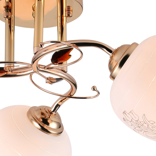 Потолочный светильник Escada 1121/3PL E27*40W Gold фото 3 Потолочный светильник Escada 1121/3PL E27*40W Gold фото 3